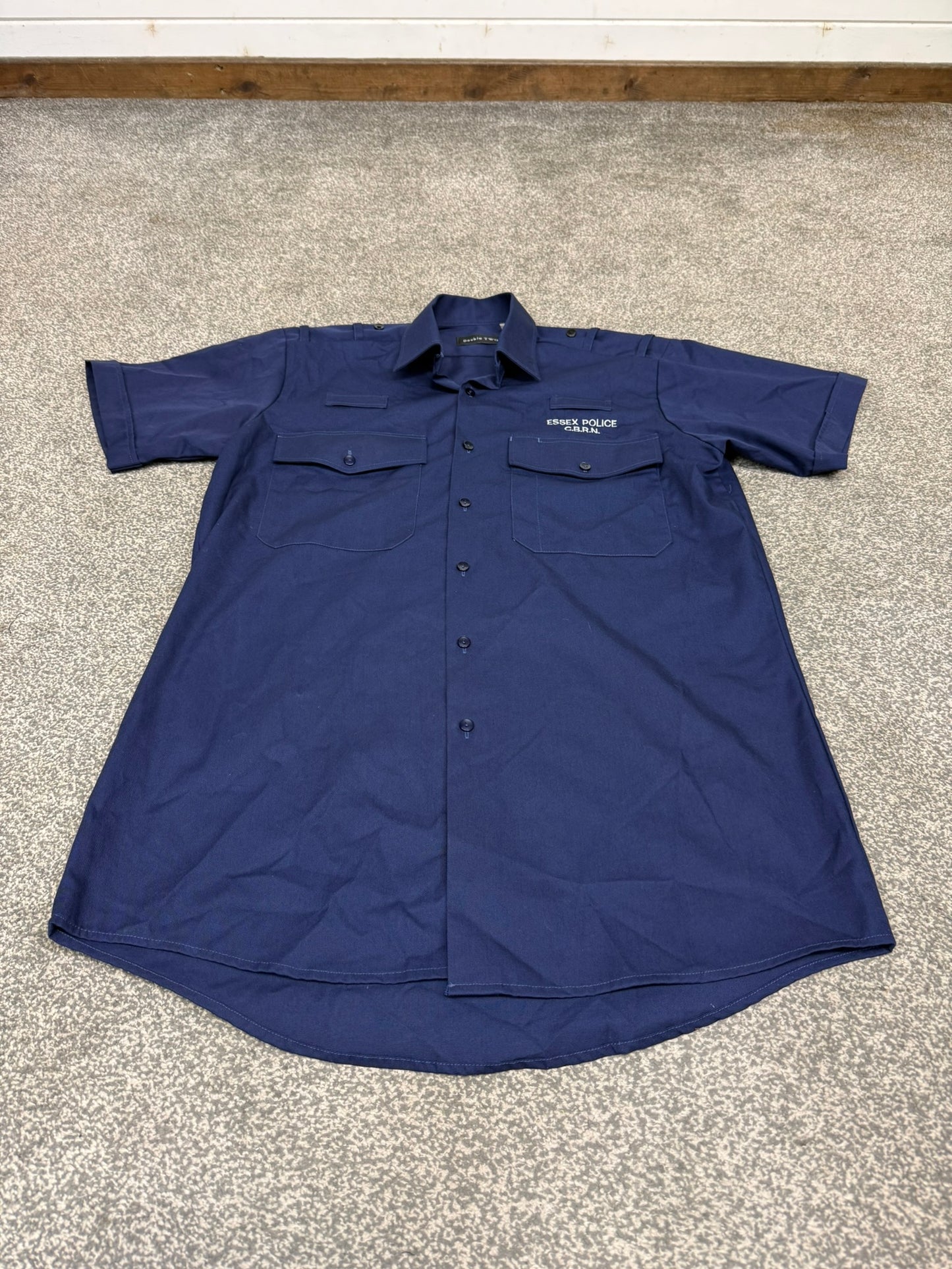 Ex Essex Police CBRN Navy Blue Shirt Collector Film/TV Uniform Display