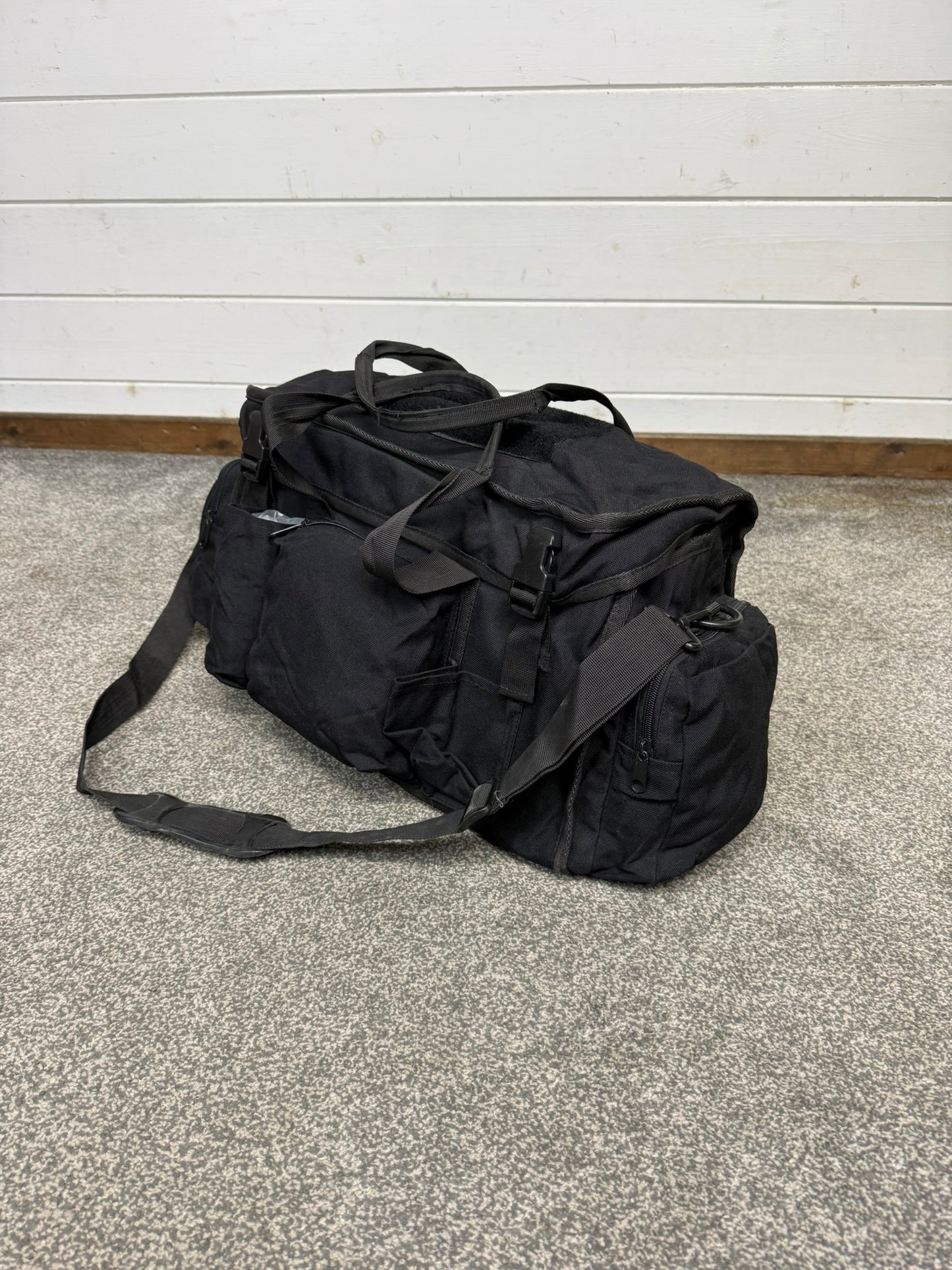Ex Police Niton Tactical Black Patrol Bag Duty Kit Bag - Paramedic Security Medic