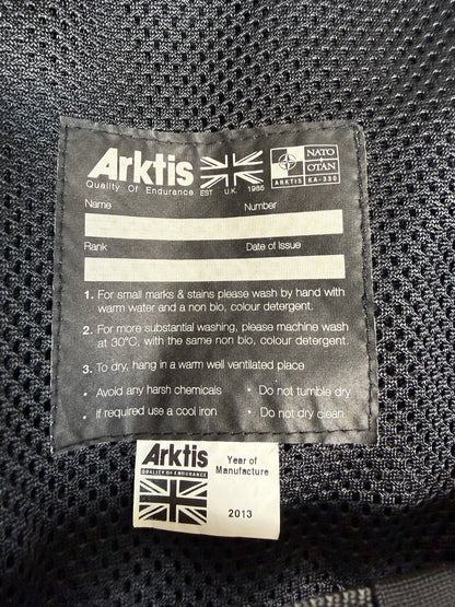 Ex Police Arktis Black Utility Tac Vest LARGE Equipment Vest Security Patrol Airsoft