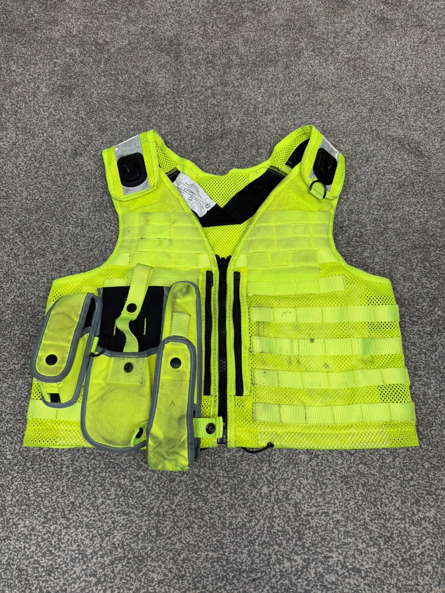 Ex Police Safariland Molle Vest Hi-Vis Tactical Utility Security Vest - Medium