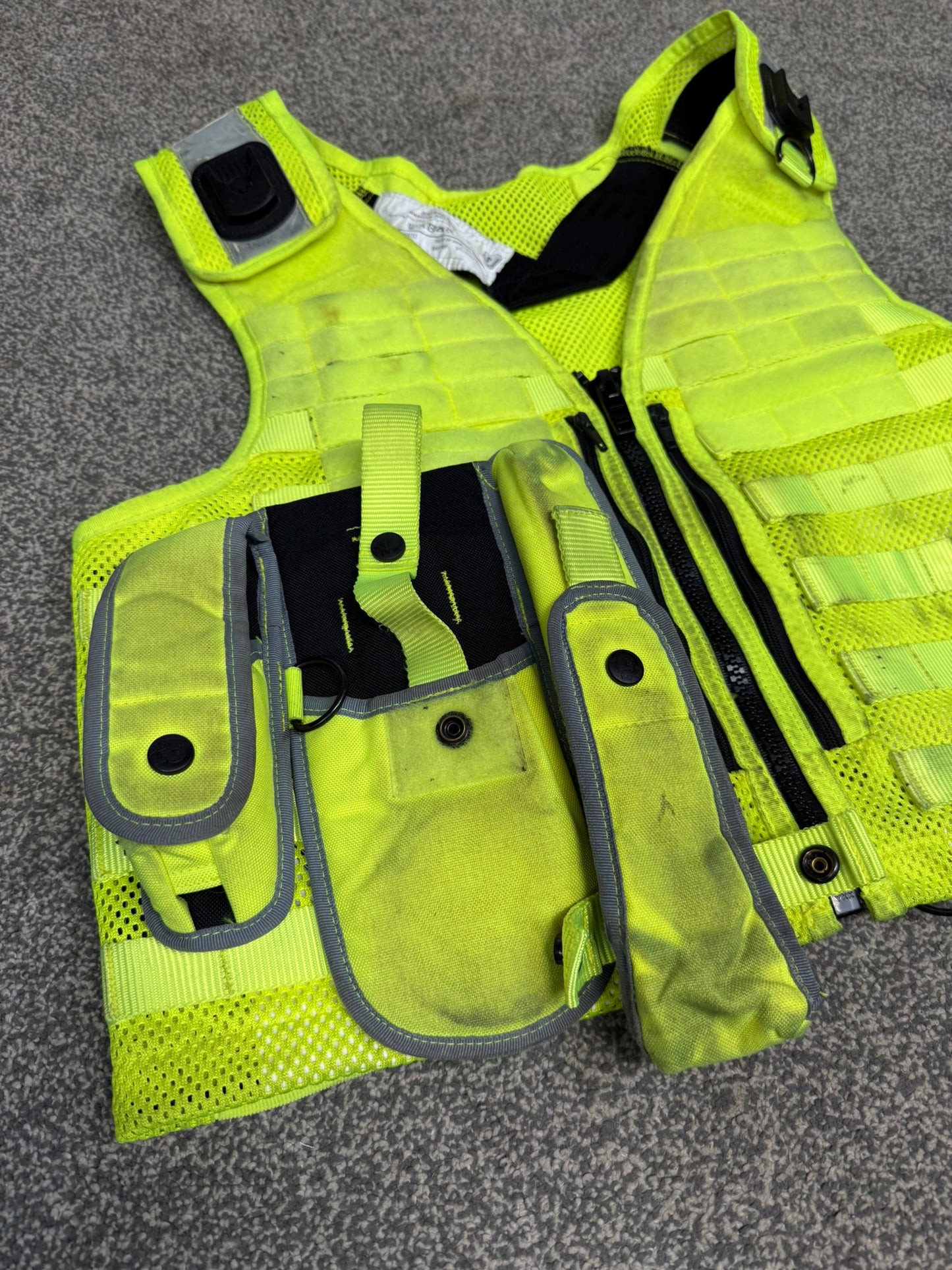 Ex Police Safariland Molle Vest Hi-Vis Tactical Utility Security Vest - Medium