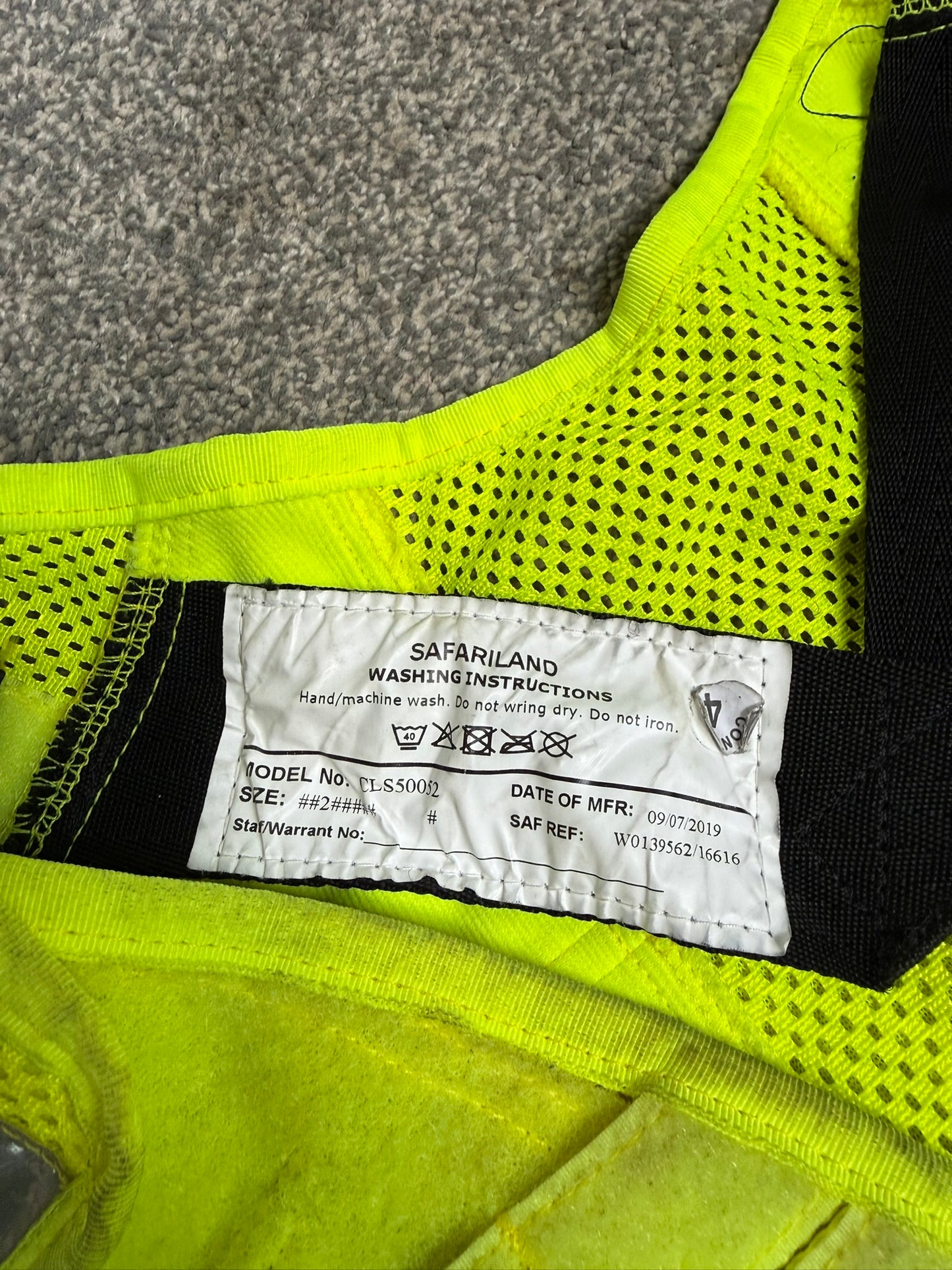 Ex Police Safariland Molle Vest Hi-Vis Tactical Utility Security Vest - Medium