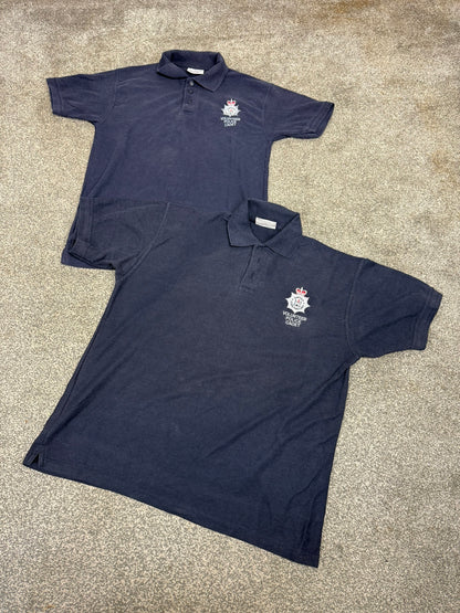 4x Volunteer Police Cadet Polo Shirts Suffolk Cambridgeshire T-shirt Job Lot
