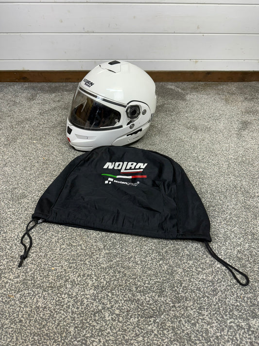 Ex Police Nolan Flip-Up N103 Classic N-Com Motorcycle Helmet - Large