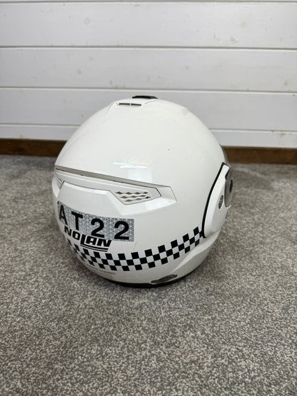 Ex Police Nolan Flip-Up N103 Classic N-Com Motorcycle Helmet - Large