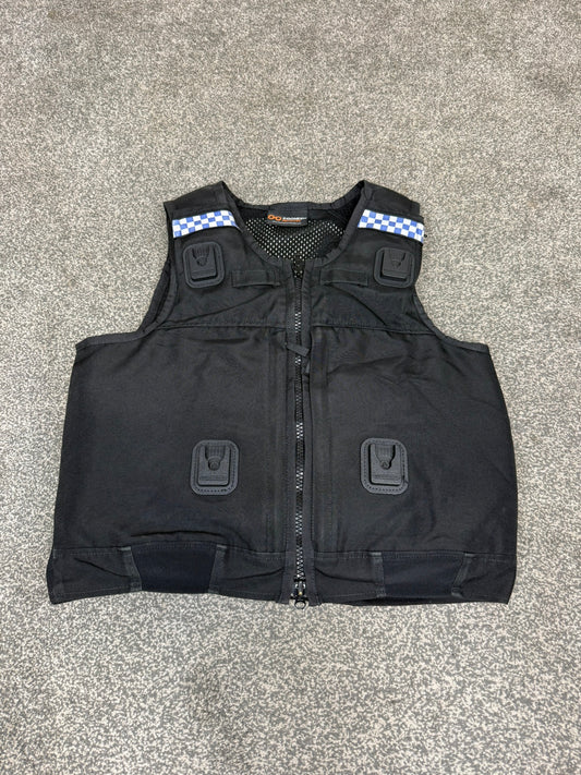 Ex Police Black Cooneen Body Armour Vest Anti Stab & Ballistic HG1A & KR1 Security - MEDIUM