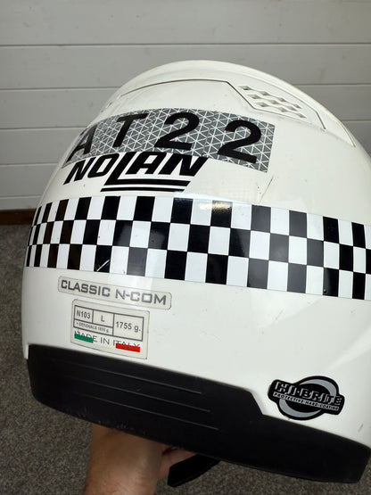 Ex Police Nolan Flip-Up N103 Classic N-Com Motorcycle Helmet - Large