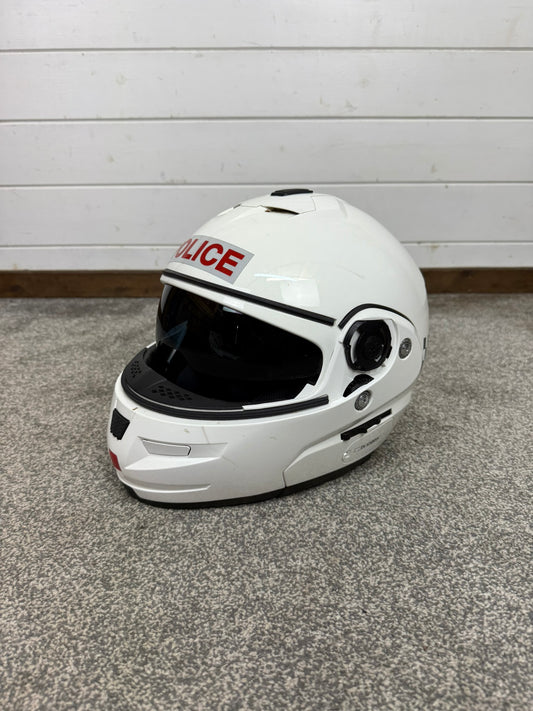 Ex Police Nolan Flip-Up N103 Classic N-Com Motorcycle Helmet - X Large