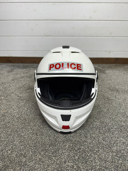 Ex Police Nolan Flip-Up N103 Classic N-Com Motorcycle Helmet - X Large