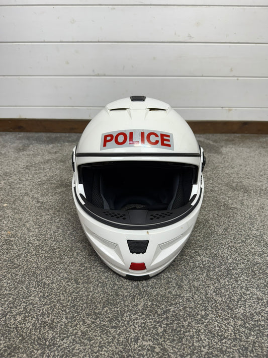 Ex Police Nolan Flip-Up N103 Classic N-Com Motorcycle Helmet - X Large