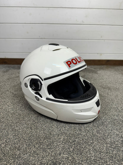 Ex Police Nolan Flip-Up N103 Classic N-Com Motorcycle Helmet - X Large