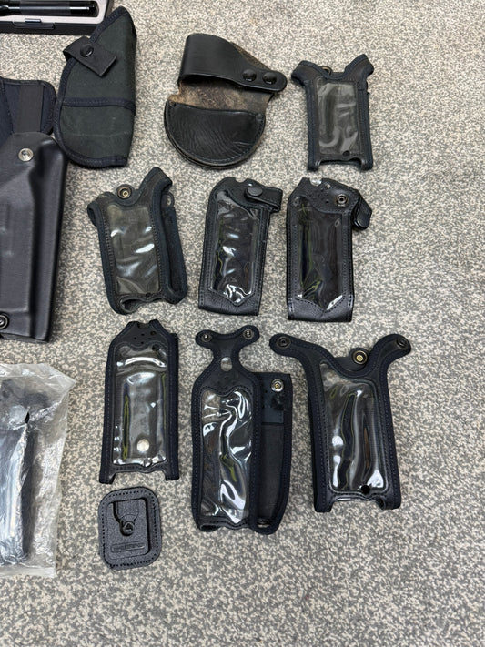 Ex Police Accessory Job Lot Holster Radio Pouches CS Spray Holders Security Lot