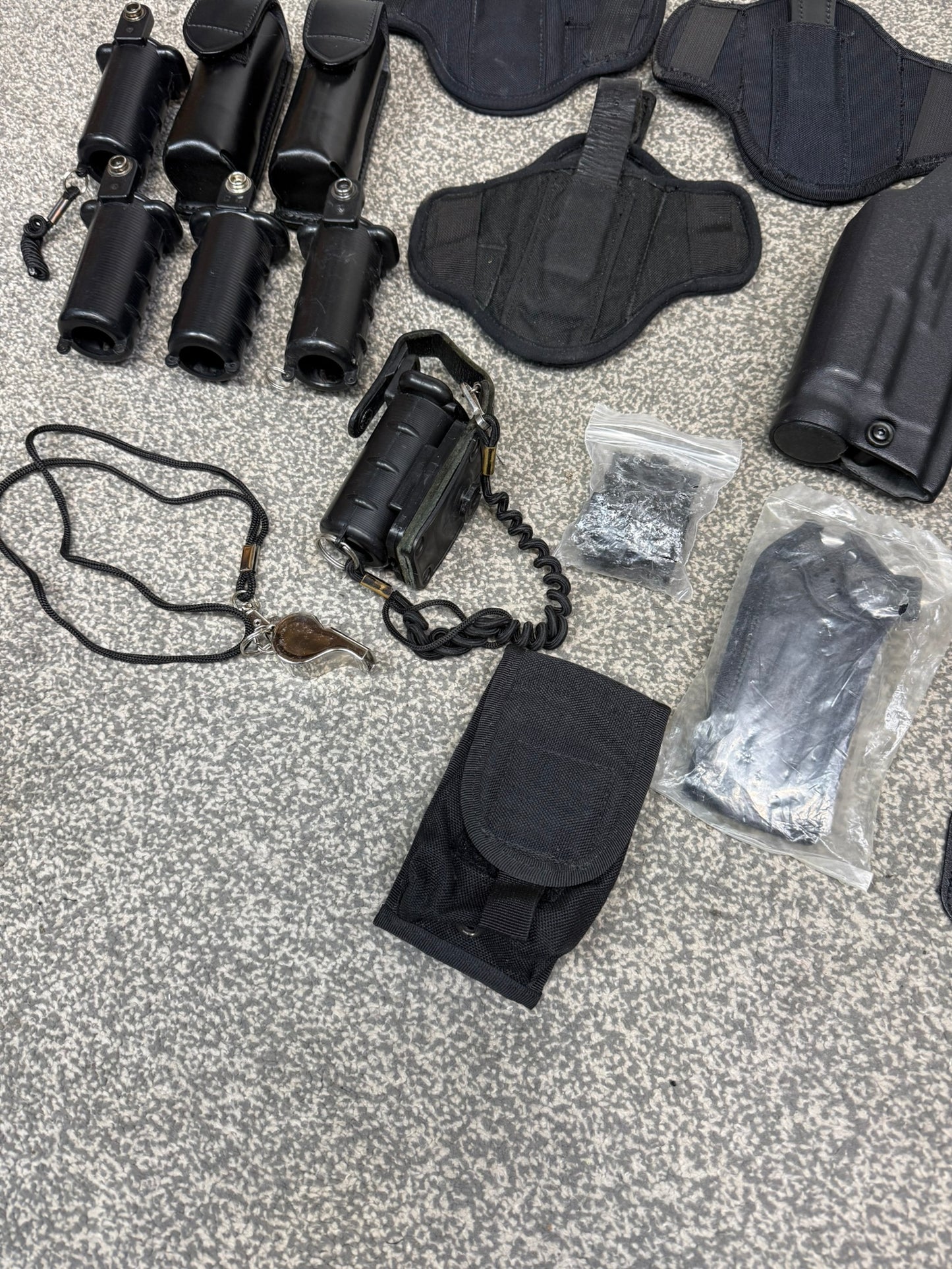 Ex Police Accessory Job Lot Holster Radio Pouches CS Spray Holders Security Lot