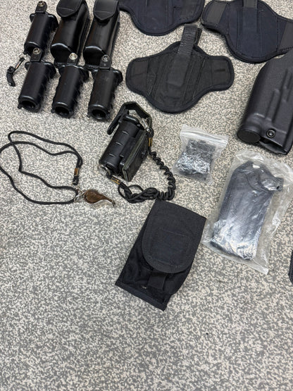 Ex Police Accessory Job Lot Holster Radio Pouches CS Spray Holders Security Lot