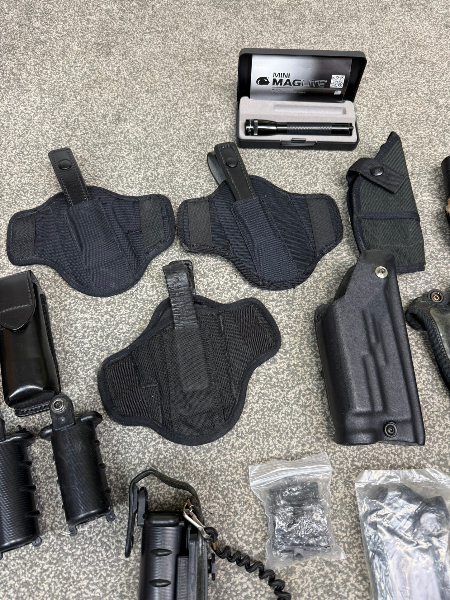 Ex Police Accessory Job Lot Holster Radio Pouches CS Spray Holders Security Lot