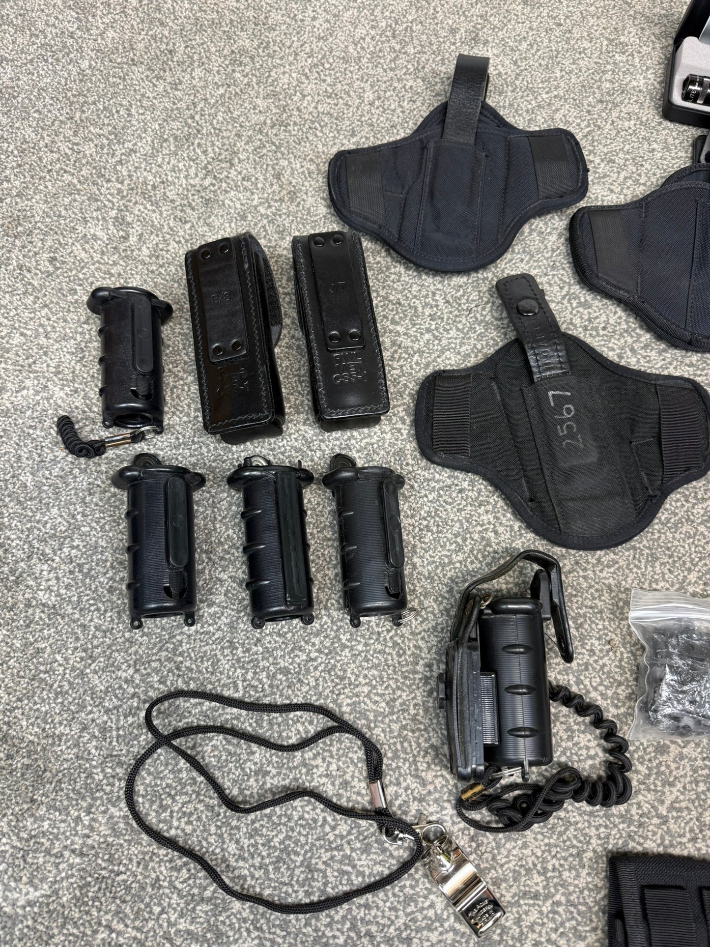 Ex Police Accessory Job Lot Holster Radio Pouches CS Spray Holders Security Lot
