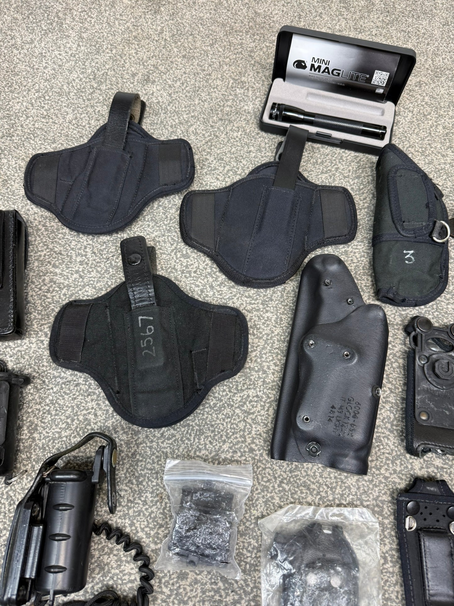 Ex Police Accessory Job Lot Holster Radio Pouches CS Spray Holders Security Lot