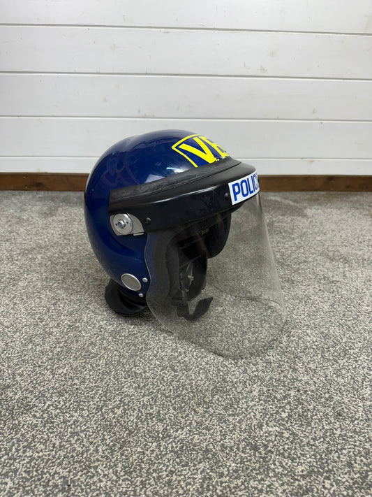 Ex Police Riot Helmet Genuine Obsolete Collectable Display Airsoft Paintball
