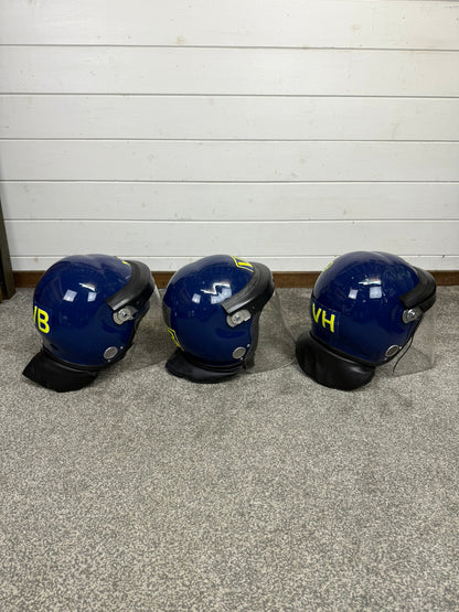 Ex Police Riot Helmet Genuine Obsolete Collectable Display Airsoft Paintball