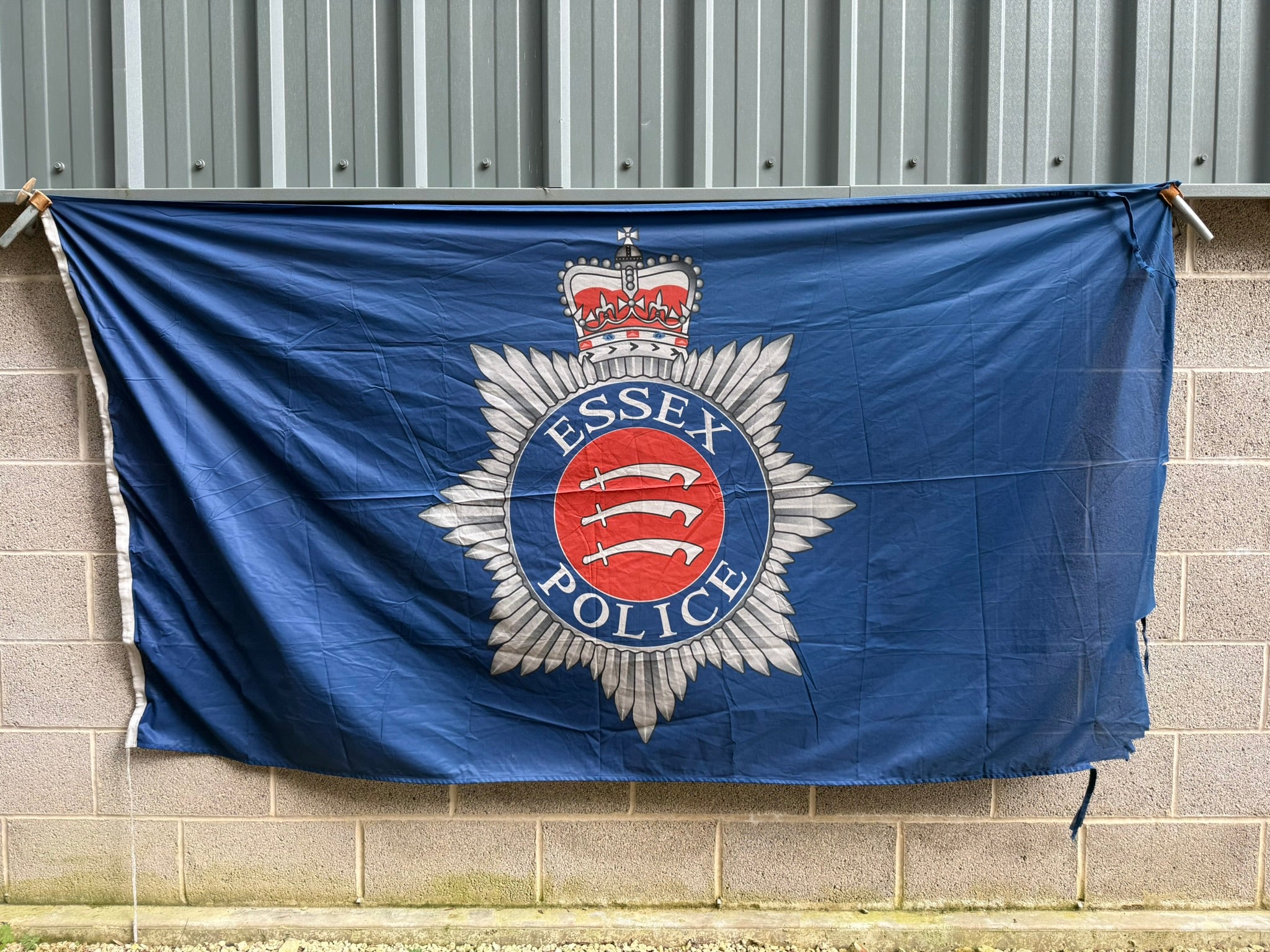 Genuine Essex Police Flag Large Police Station Flag Memorabilia Collec ...