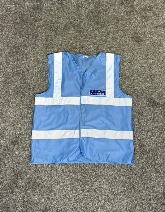 Ex Police Liaison Officer Hi-Vis Vest XL - Collector Film TV Display