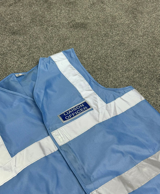 Ex Police Liaison Officer Hi-Vis Vest XL - Collector Film TV Display