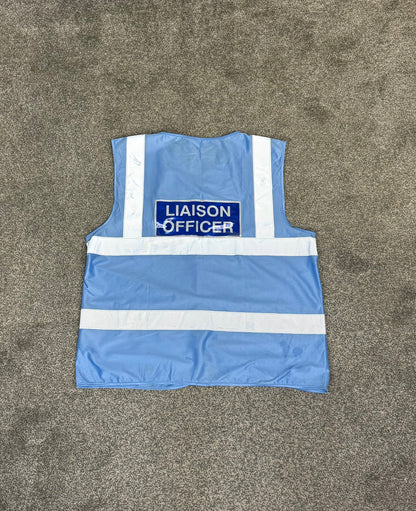 Ex Police Liaison Officer Hi-Vis Vest XL - Collector Film TV Display