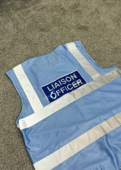 Ex Police Liaison Officer Hi-Vis Vest XL - Collector Film TV Display
