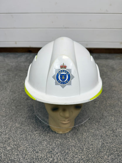 Ex Sussex Police Centurion Safety Helmet With Visor TV Film Uniform Memorabilia Display