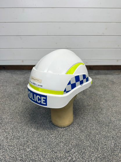Ex Sussex Police Centurion Safety Helmet With Visor TV Film Uniform Memorabilia Display