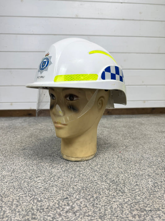 Ex Sussex Police Centurion Safety Helmet With Visor TV Film Uniform Memorabilia Display