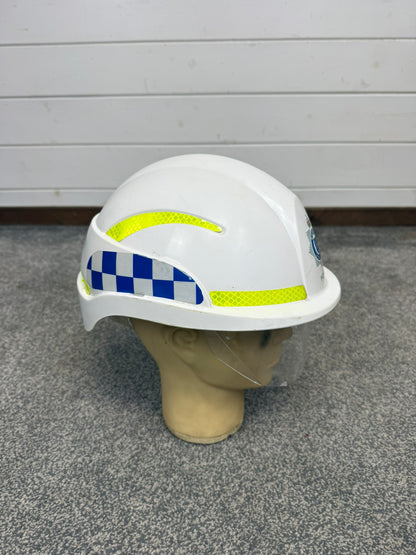 Ex Sussex Police Centurion Safety Helmet With Visor TV Film Uniform Memorabilia Display