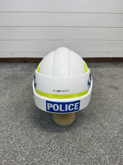 Ex Sussex Police Centurion Safety Helmet With Visor TV Film Uniform Memorabilia Display