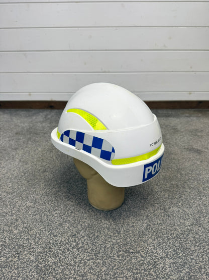 Ex Sussex Police Centurion Safety Helmet With Visor TV Film Uniform Memorabilia Display
