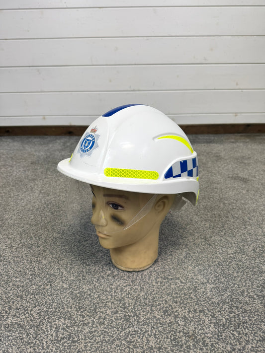 Ex Sussex Police SOCO Centurion Safety Helmet With Visor TV Film Uniform Memorabilia Display
