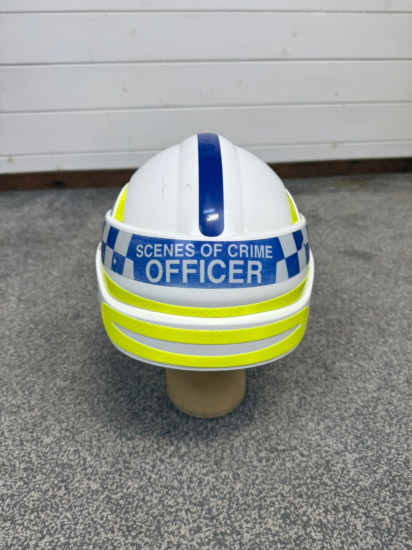 Ex Sussex Police SOCO Centurion Safety Helmet With Visor TV Film Uniform Memorabilia Display