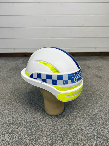 Ex Sussex Police SOCO Centurion Safety Helmet With Visor TV Film Uniform Memorabilia Display