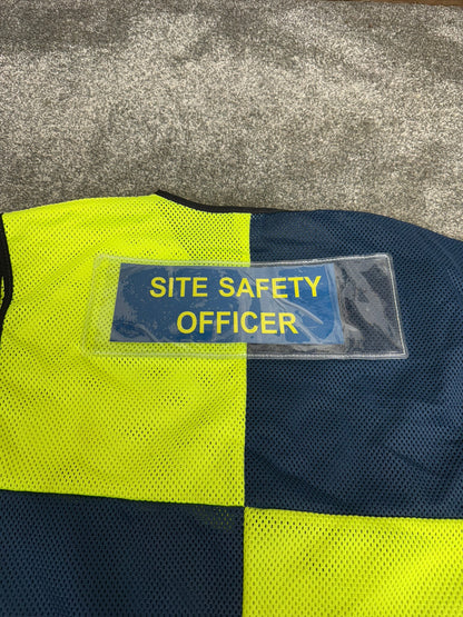 Ex Police Hi Vis Vest Site Safety Officer Public Order Riot Mesh Vest