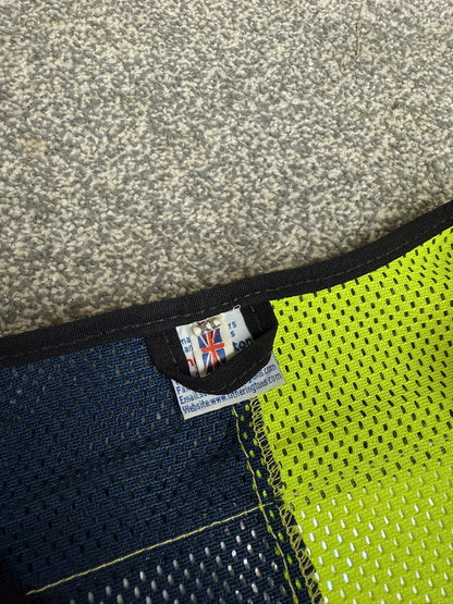 Ex Police Hi Vis Vest Site Safety Officer Public Order Riot Mesh Vest