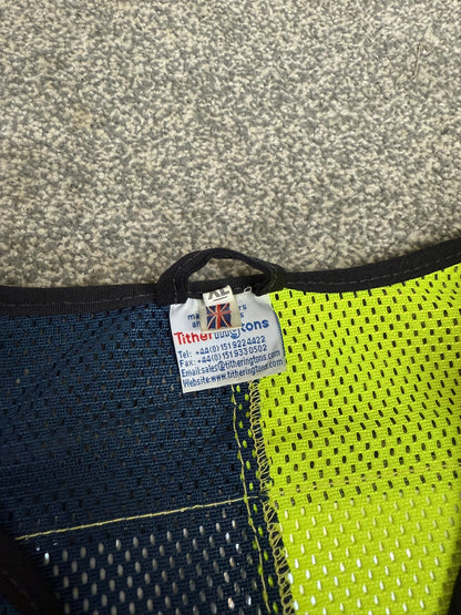 Ex Police Hi Vis Vest Site Safety Officer Public Order Riot Mesh Vest