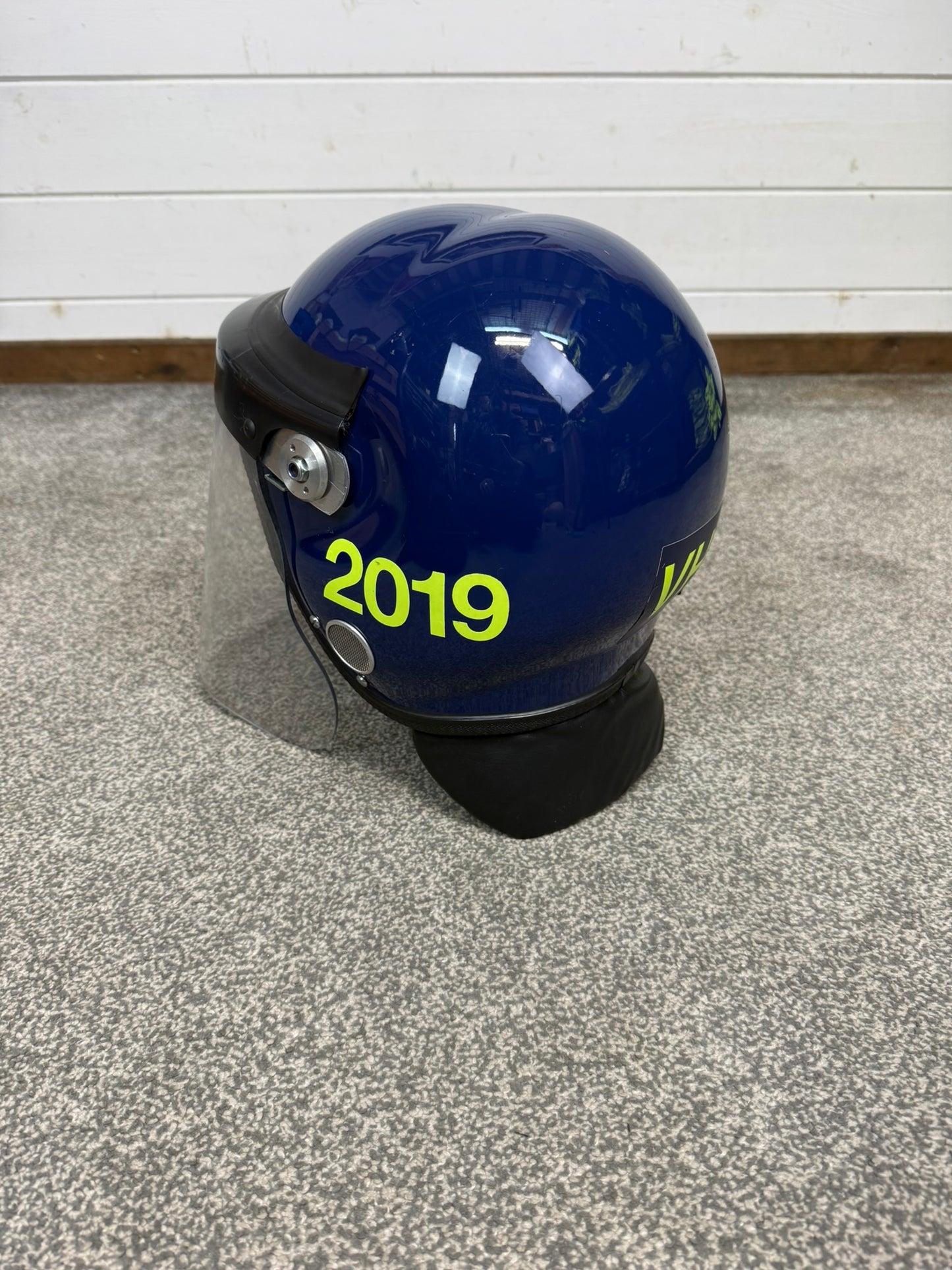 Ex Police Guardian Riot Helmet Hood & Bag TV Film Collectable Display