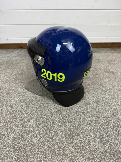 Ex Police Guardian Riot Helmet Hood & Bag TV Film Collectable Display
