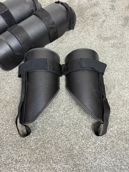 Ex Police Riot Guard Set Knee & Shin and Thigh Guards Pairs Airsoft Paintball