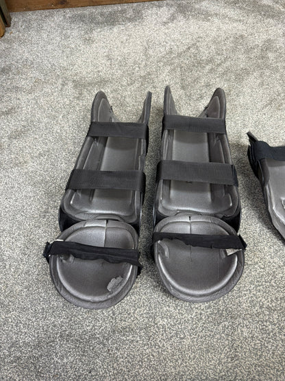 Ex Police Riot Guard Set Knee & Shin and Thigh Guards Pairs Airsoft Paintball