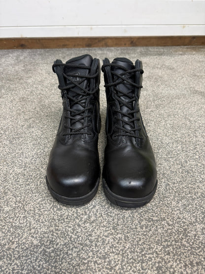 Ex Police Magnum Stealth Force 6.0 Combat Boots Black Leather UK 9 Security