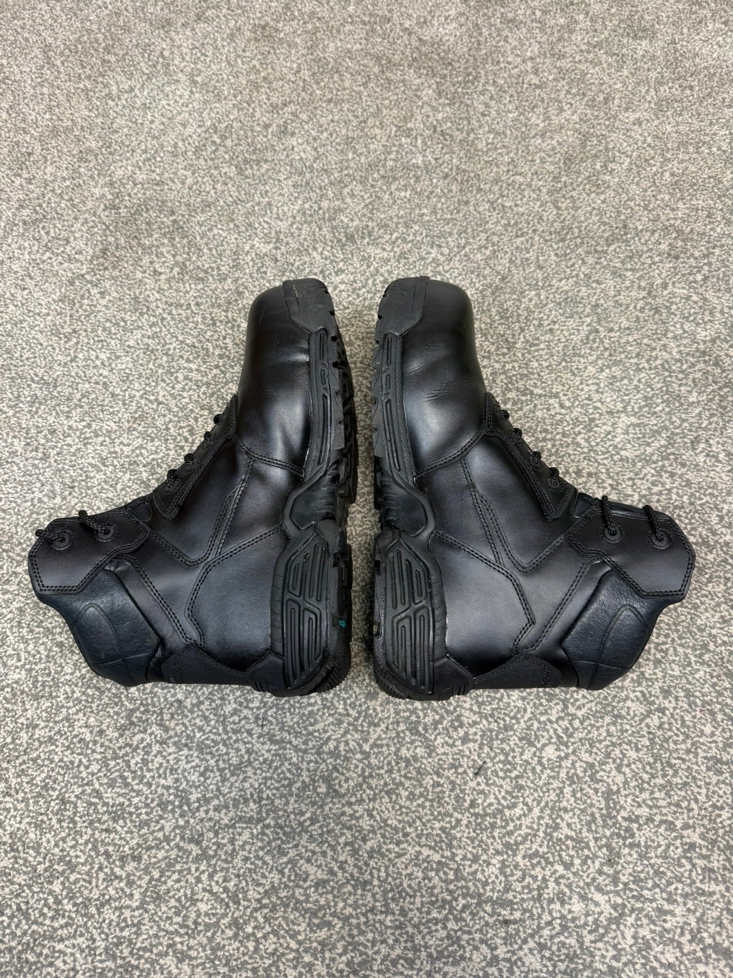 Ex Police Magnum Stealth Force 6.0 Combat Boots Black Leather UK 9 Security