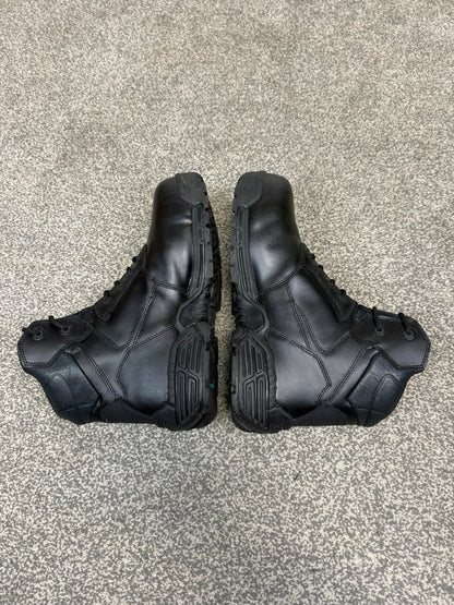 Ex Police Magnum Stealth Force 6.0 Combat Boots Black Leather UK 9 Security