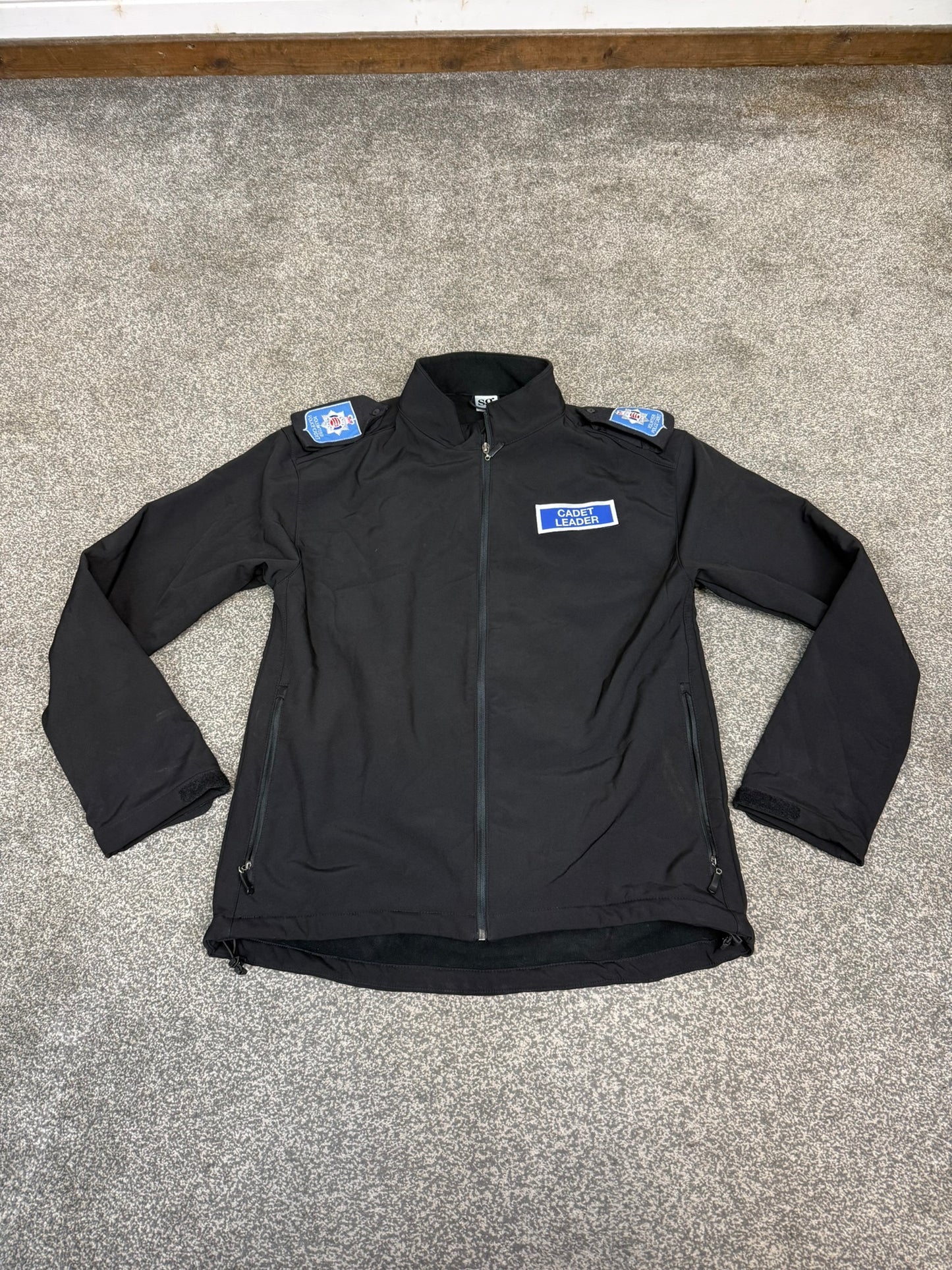 Ex Essex Police Volunteer Cadet Leader Soft Shell Jacket Fleece Collector Display
