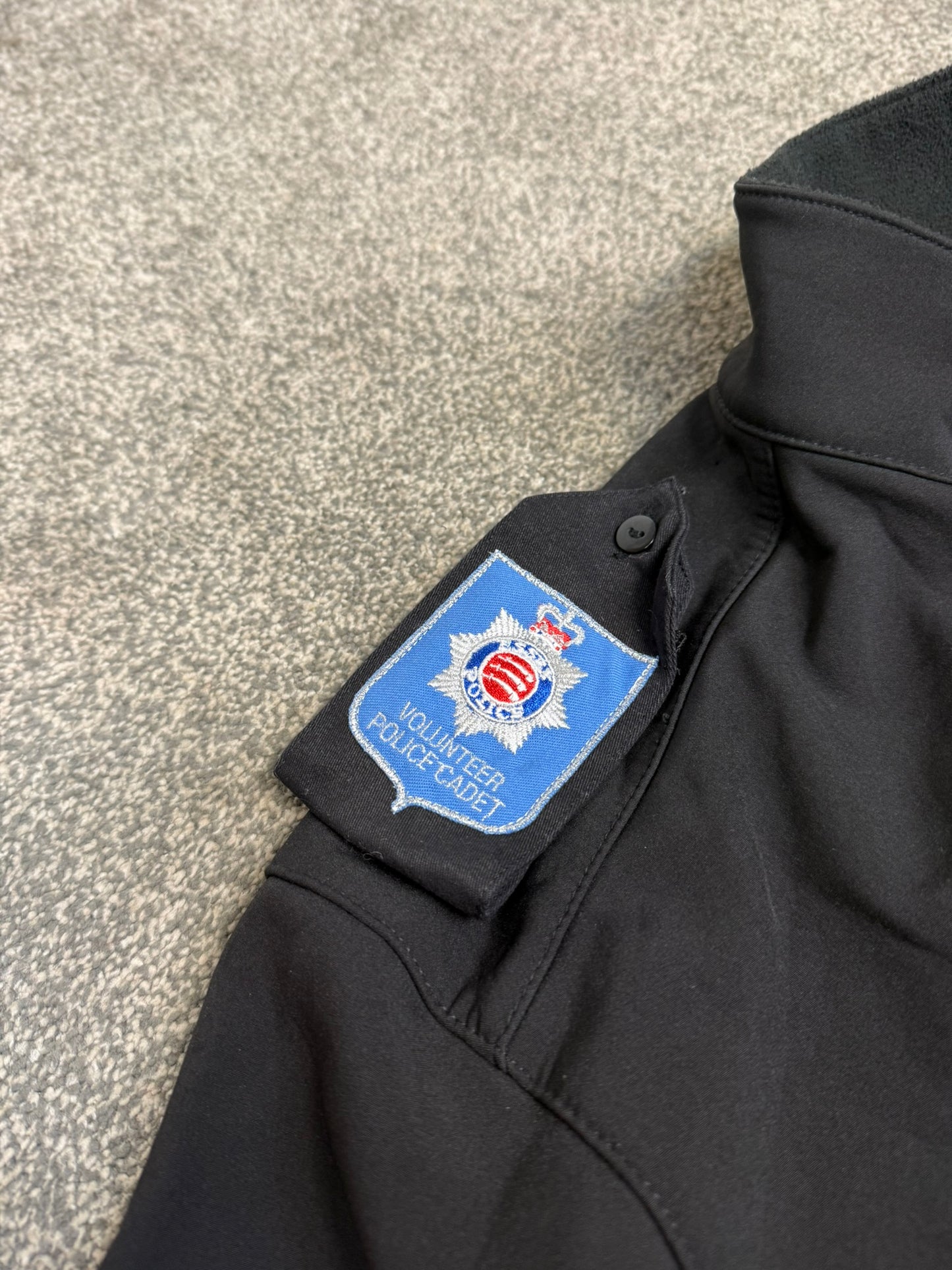 Ex Essex Police Volunteer Cadet Leader Soft Shell Jacket Fleece Collector Display