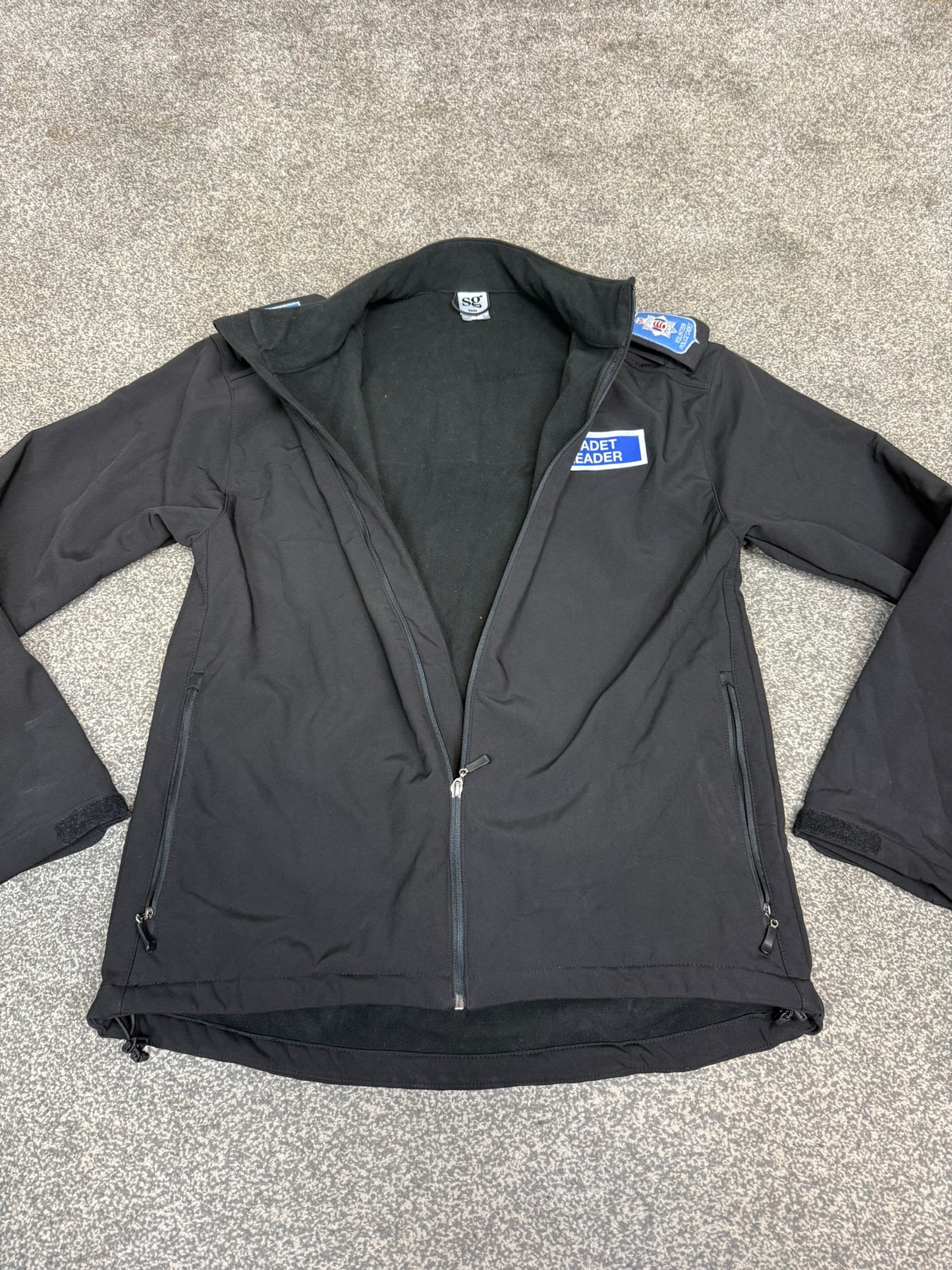 Ex Essex Police Volunteer Cadet Leader Soft Shell Jacket Fleece Collector Display